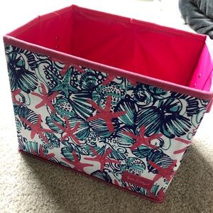 Lily Pulitzer Folding Storage Cube